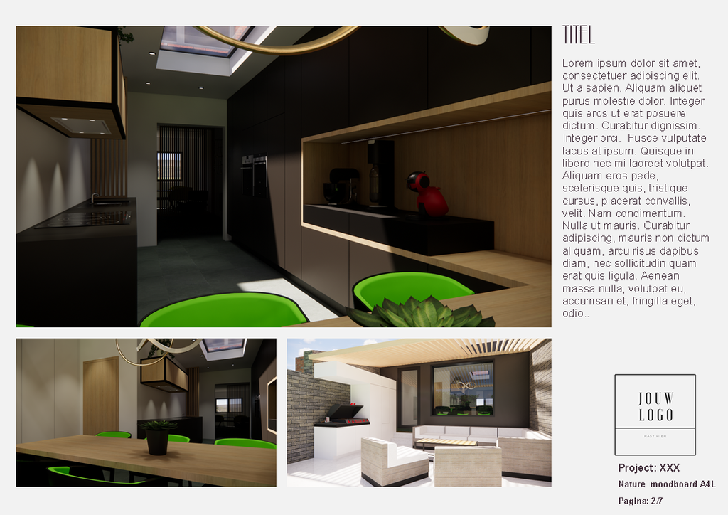 Nature Moodboard Layout